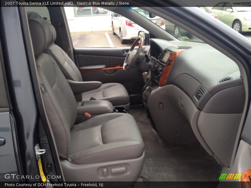 Nautical Blue Metallic / Stone 2007 Toyota Sienna XLE Limited AWD