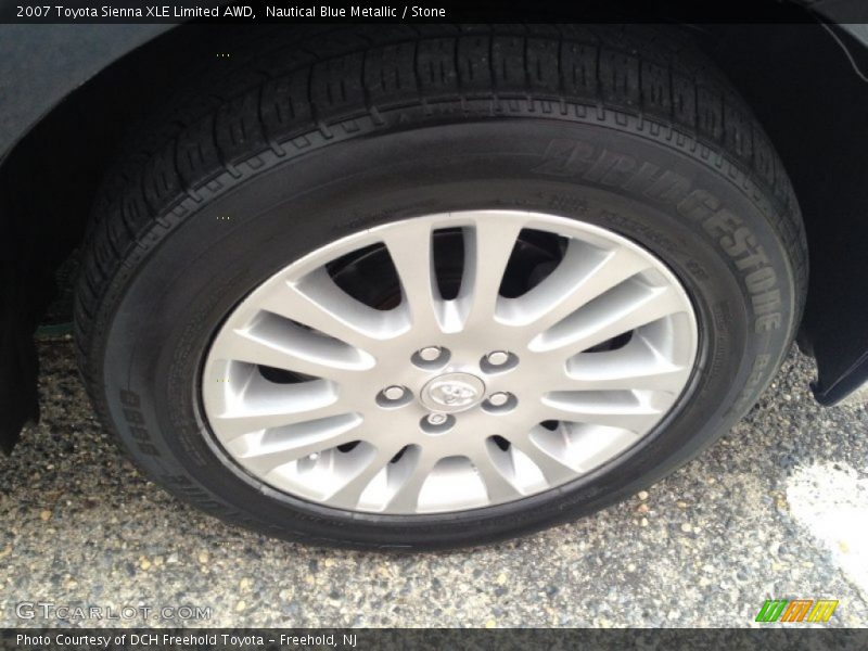 Nautical Blue Metallic / Stone 2007 Toyota Sienna XLE Limited AWD