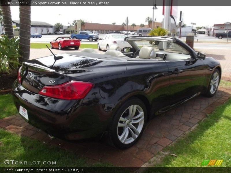 Black Obsidian / Wheat 2009 Infiniti G 37 S Sport Convertible