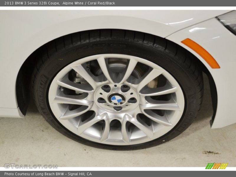 Alpine White / Coral Red/Black 2013 BMW 3 Series 328i Coupe