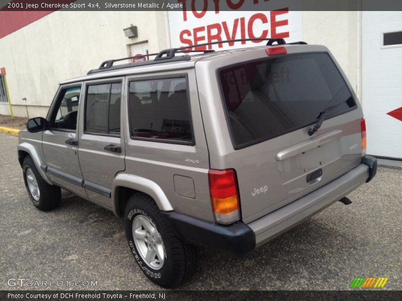 Silverstone Metallic / Agate 2001 Jeep Cherokee Sport 4x4