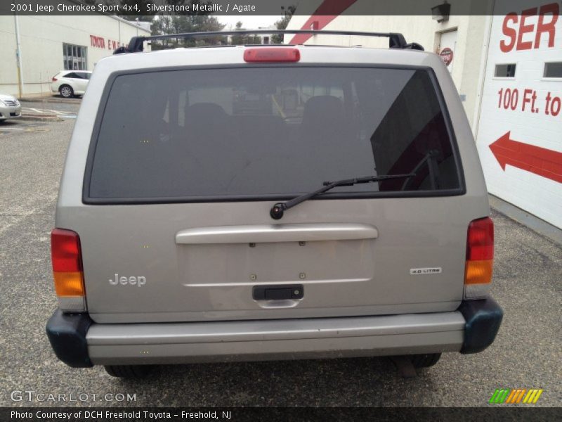 Silverstone Metallic / Agate 2001 Jeep Cherokee Sport 4x4