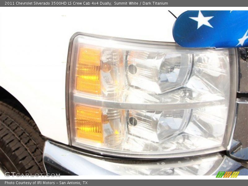 Summit White / Dark Titanium 2011 Chevrolet Silverado 3500HD LS Crew Cab 4x4 Dually