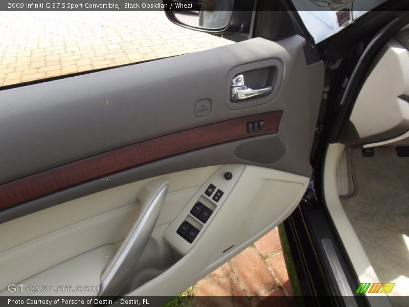Black Obsidian / Wheat 2009 Infiniti G 37 S Sport Convertible