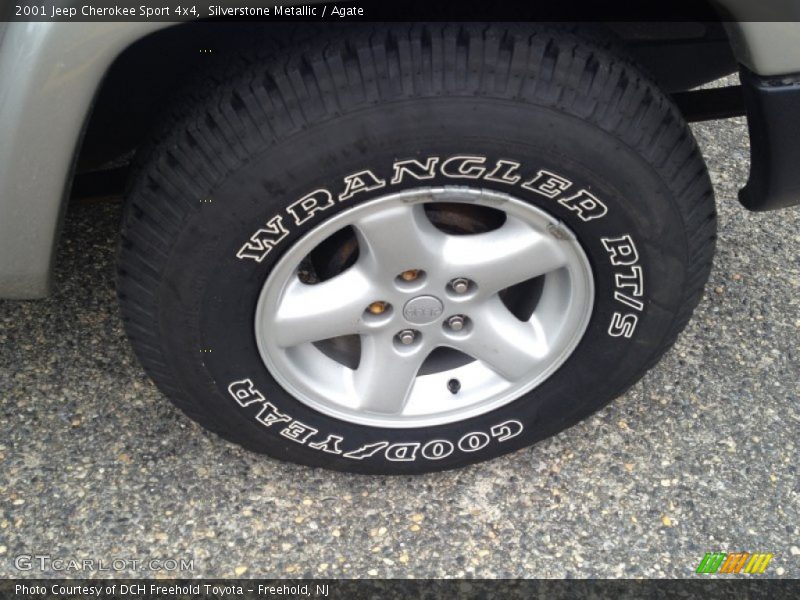 Silverstone Metallic / Agate 2001 Jeep Cherokee Sport 4x4