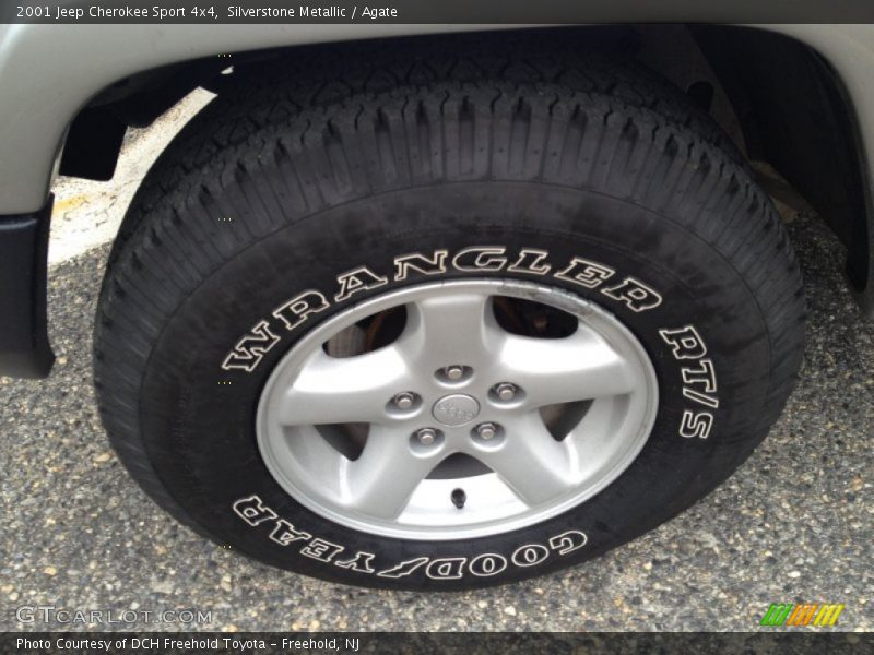 Silverstone Metallic / Agate 2001 Jeep Cherokee Sport 4x4