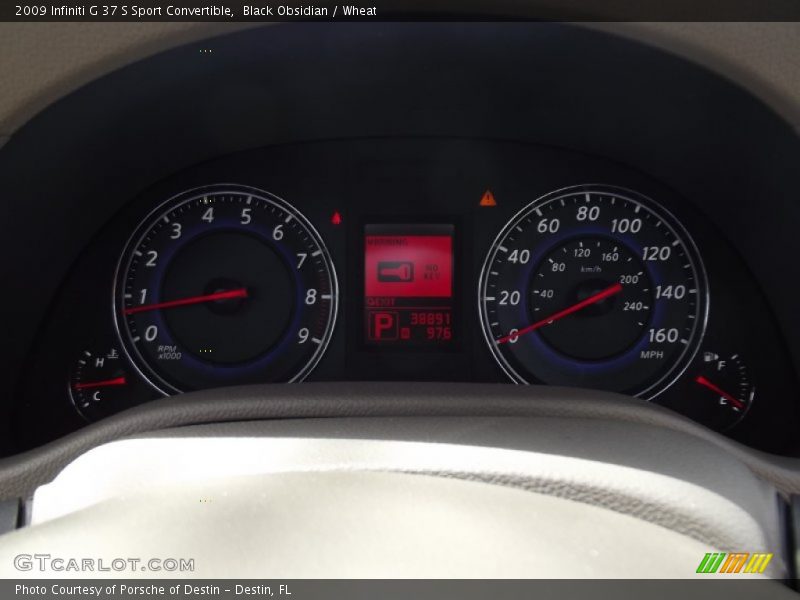 Black Obsidian / Wheat 2009 Infiniti G 37 S Sport Convertible