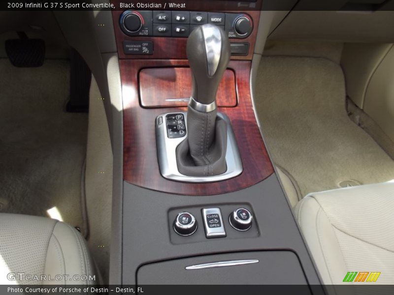  2009 G 37 S Sport Convertible 7 Speed ASC Automatic Shifter