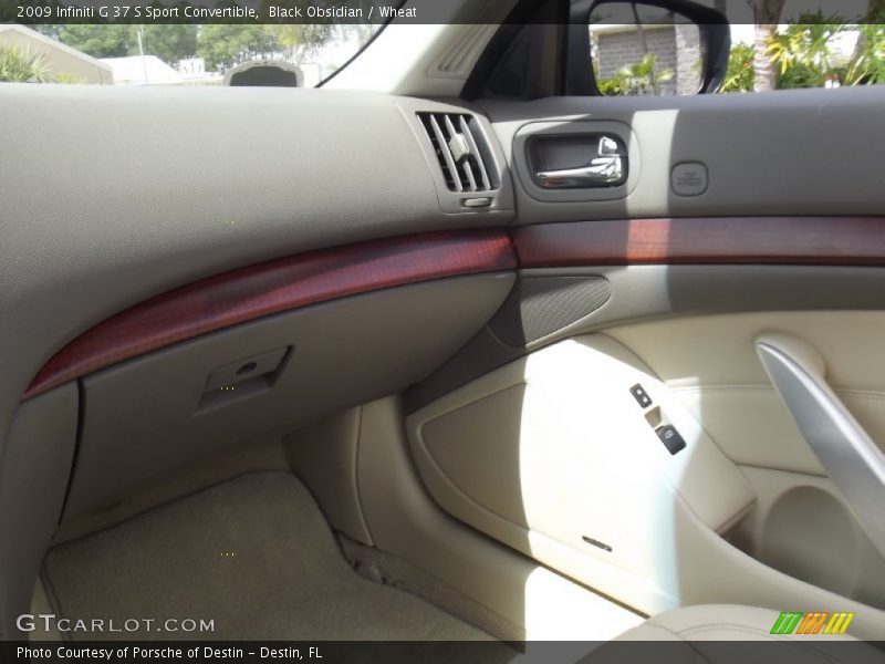 Black Obsidian / Wheat 2009 Infiniti G 37 S Sport Convertible