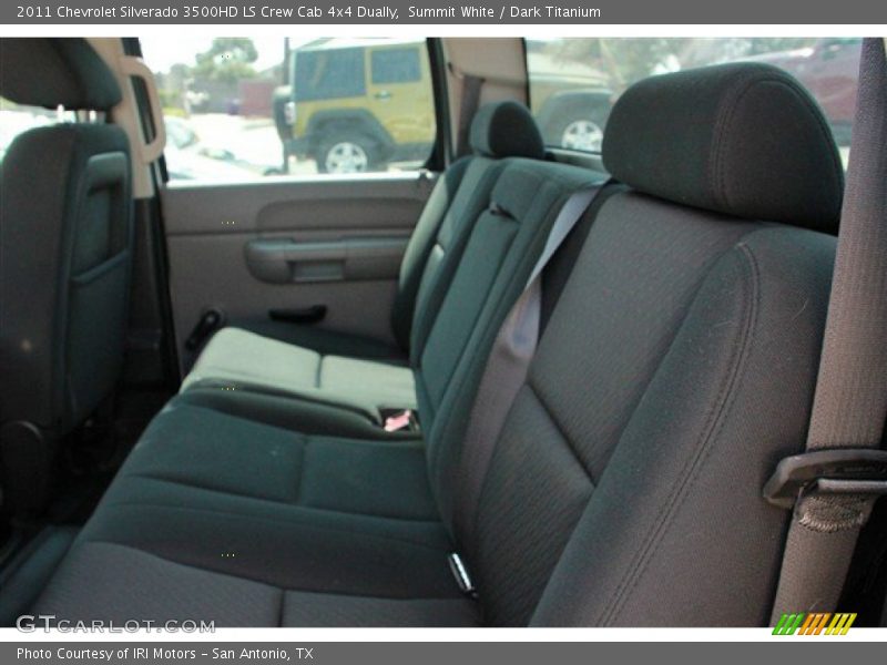 Summit White / Dark Titanium 2011 Chevrolet Silverado 3500HD LS Crew Cab 4x4 Dually