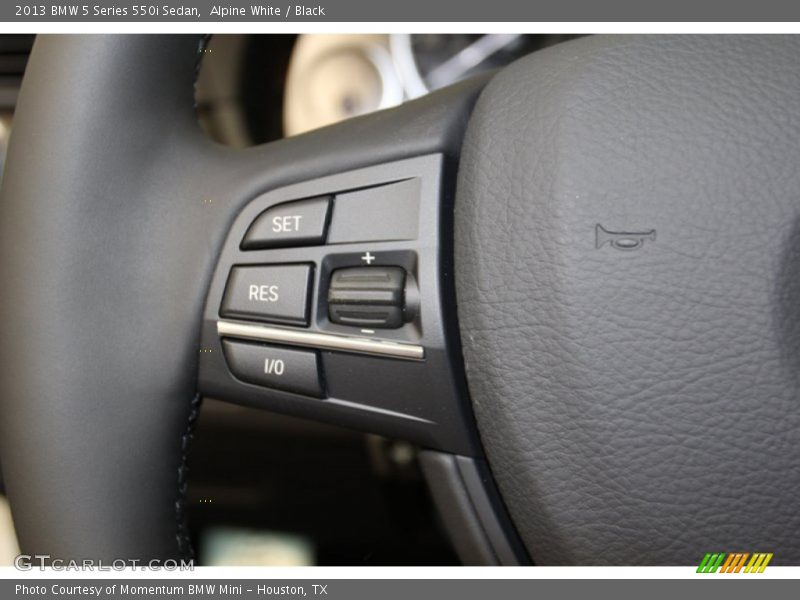Alpine White / Black 2013 BMW 5 Series 550i Sedan
