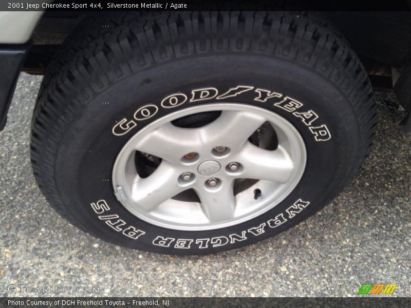 Silverstone Metallic / Agate 2001 Jeep Cherokee Sport 4x4