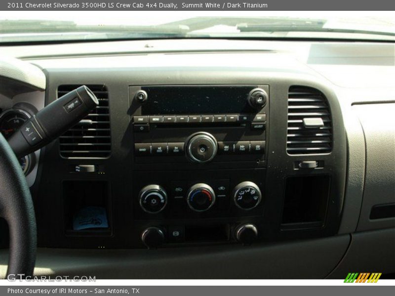 Summit White / Dark Titanium 2011 Chevrolet Silverado 3500HD LS Crew Cab 4x4 Dually