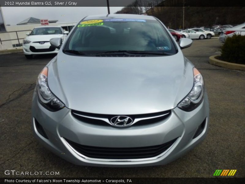 Silver / Gray 2012 Hyundai Elantra GLS