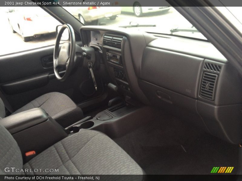 Silverstone Metallic / Agate 2001 Jeep Cherokee Sport 4x4