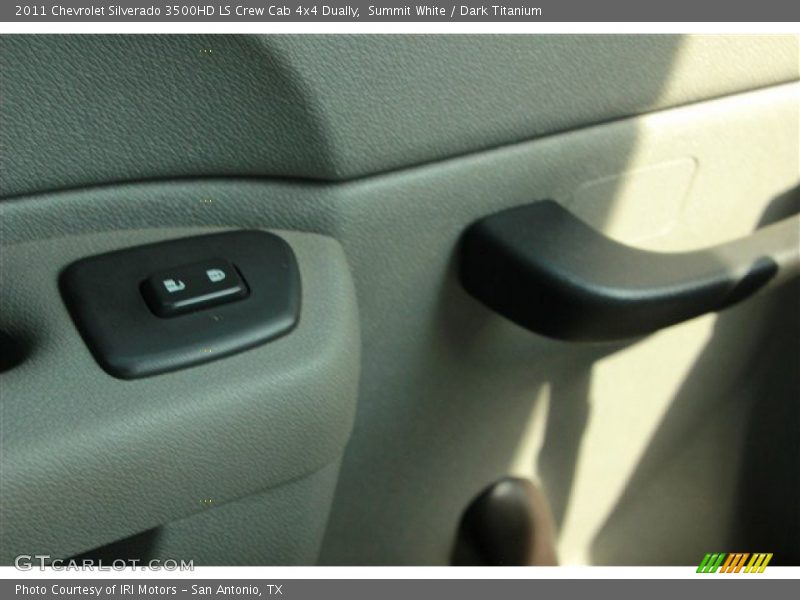 Summit White / Dark Titanium 2011 Chevrolet Silverado 3500HD LS Crew Cab 4x4 Dually