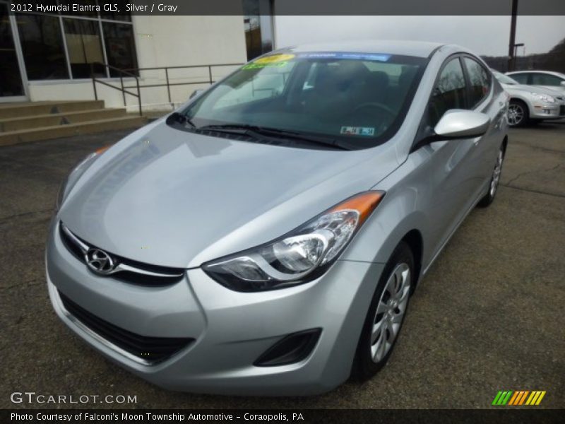 Silver / Gray 2012 Hyundai Elantra GLS