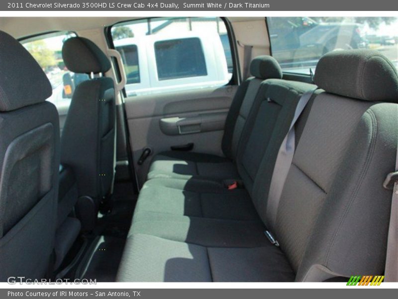 Summit White / Dark Titanium 2011 Chevrolet Silverado 3500HD LS Crew Cab 4x4 Dually