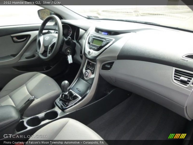 Dashboard of 2012 Elantra GLS