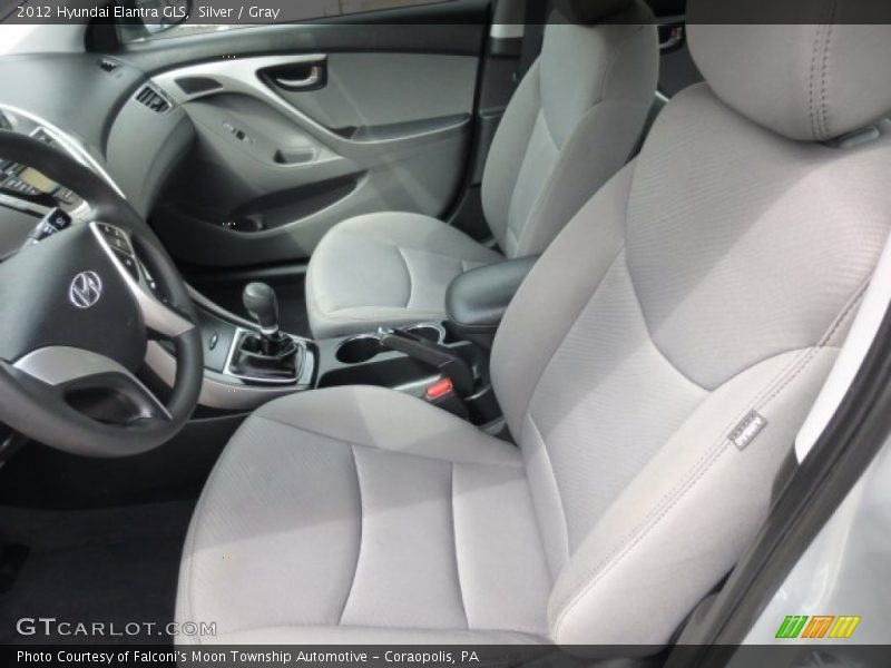 Silver / Gray 2012 Hyundai Elantra GLS