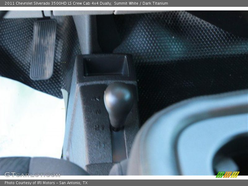 Summit White / Dark Titanium 2011 Chevrolet Silverado 3500HD LS Crew Cab 4x4 Dually
