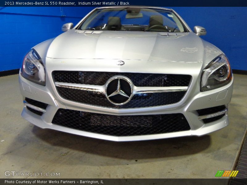 Iridium Silver Metallic / Black 2013 Mercedes-Benz SL 550 Roadster