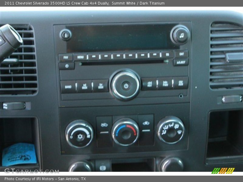 Summit White / Dark Titanium 2011 Chevrolet Silverado 3500HD LS Crew Cab 4x4 Dually