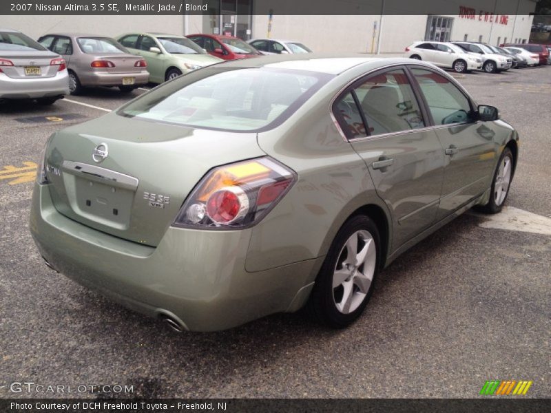 Metallic Jade / Blond 2007 Nissan Altima 3.5 SE