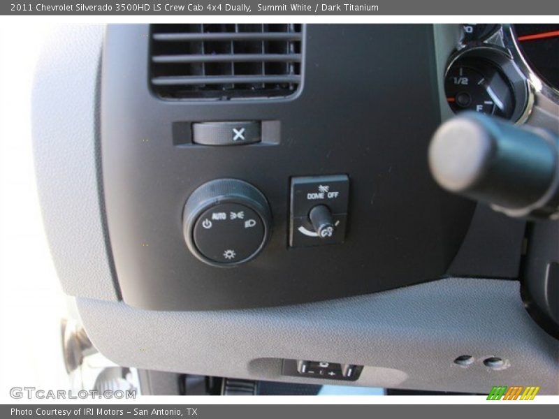 Summit White / Dark Titanium 2011 Chevrolet Silverado 3500HD LS Crew Cab 4x4 Dually