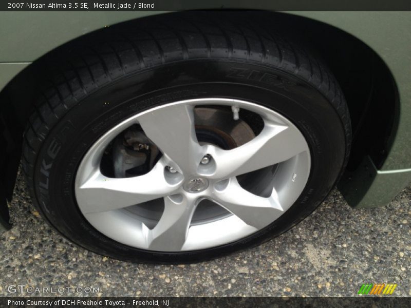 Metallic Jade / Blond 2007 Nissan Altima 3.5 SE