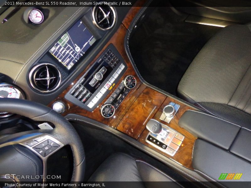 Iridium Silver Metallic / Black 2013 Mercedes-Benz SL 550 Roadster