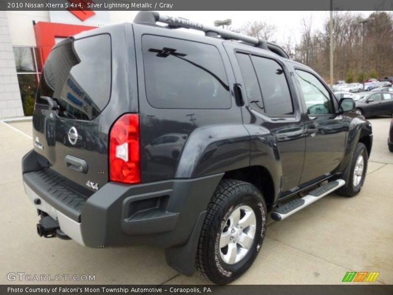 Silver Lightning Metallic / Gray 2010 Nissan Xterra S 4x4