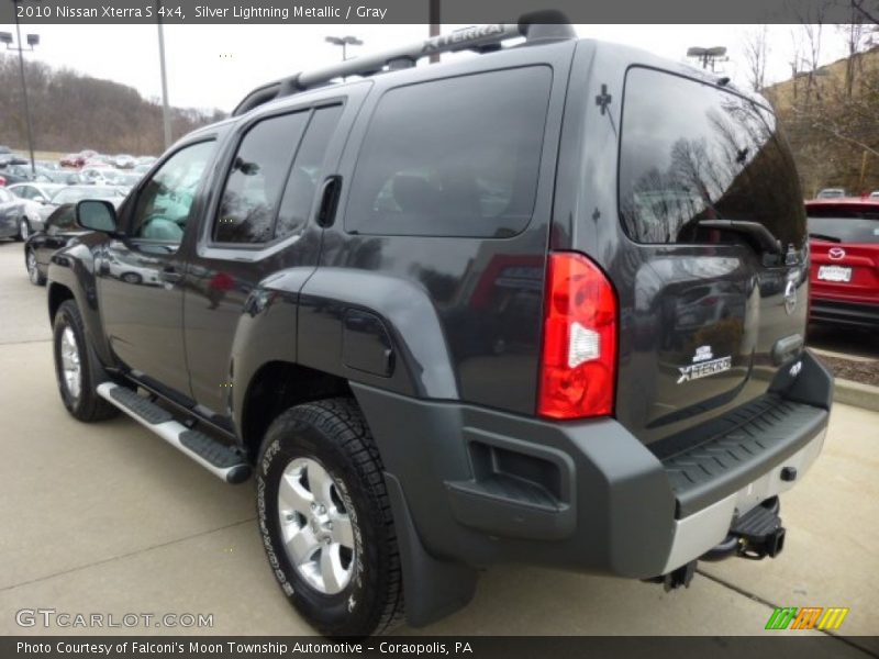 Silver Lightning Metallic / Gray 2010 Nissan Xterra S 4x4