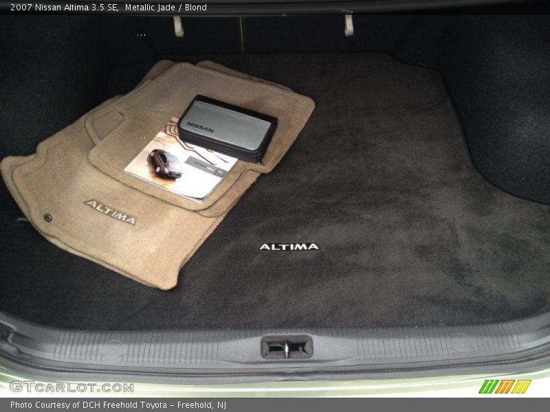 Metallic Jade / Blond 2007 Nissan Altima 3.5 SE