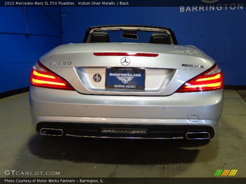 Iridium Silver Metallic / Black 2013 Mercedes-Benz SL 550 Roadster