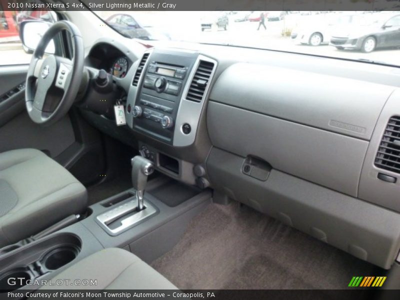 Silver Lightning Metallic / Gray 2010 Nissan Xterra S 4x4