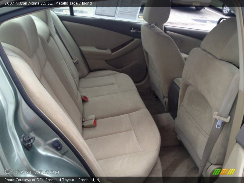 Metallic Jade / Blond 2007 Nissan Altima 3.5 SE