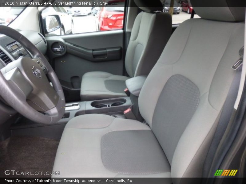 Silver Lightning Metallic / Gray 2010 Nissan Xterra S 4x4