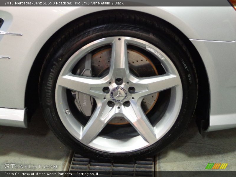 Iridium Silver Metallic / Black 2013 Mercedes-Benz SL 550 Roadster