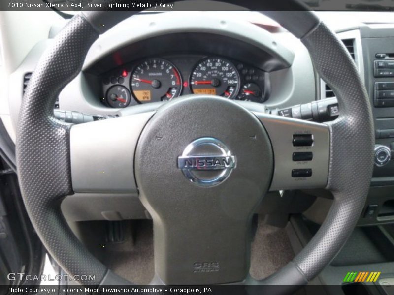 Silver Lightning Metallic / Gray 2010 Nissan Xterra S 4x4
