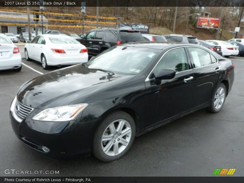 Black Onyx / Black 2007 Lexus ES 350