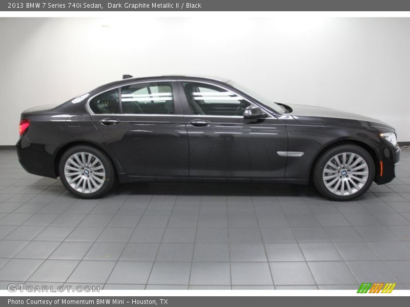 Dark Graphite Metallic II / Black 2013 BMW 7 Series 740i Sedan