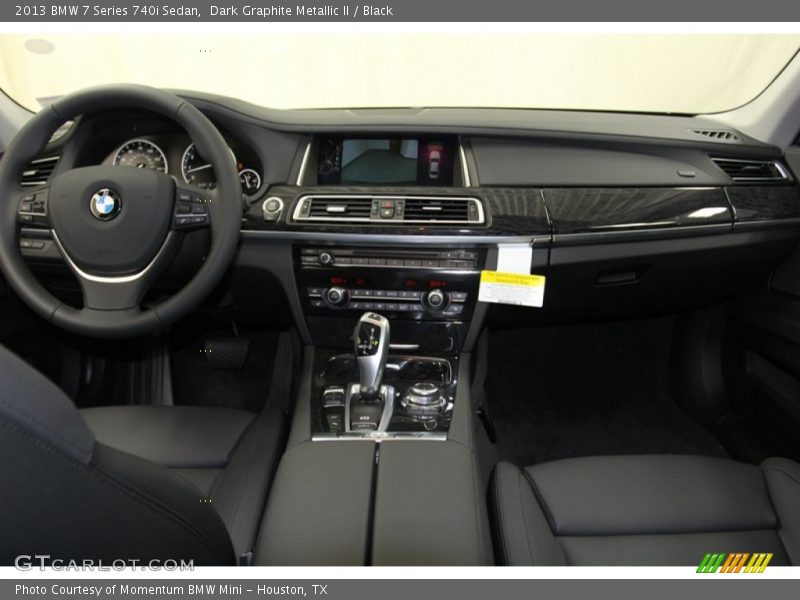 Dark Graphite Metallic II / Black 2013 BMW 7 Series 740i Sedan