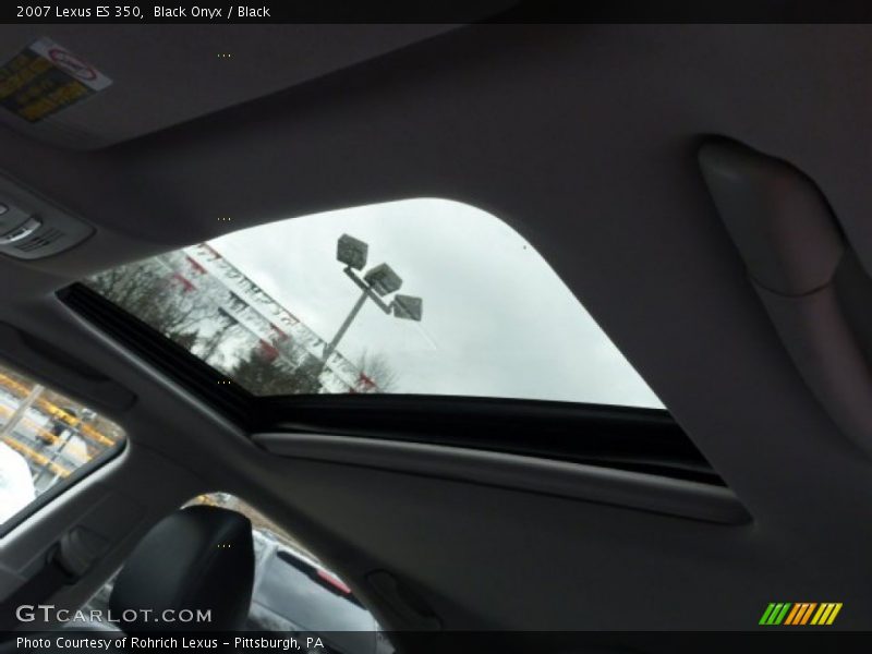 Black Onyx / Black 2007 Lexus ES 350