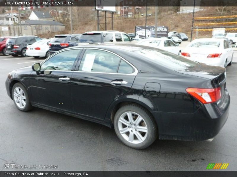 Black Onyx / Black 2007 Lexus ES 350