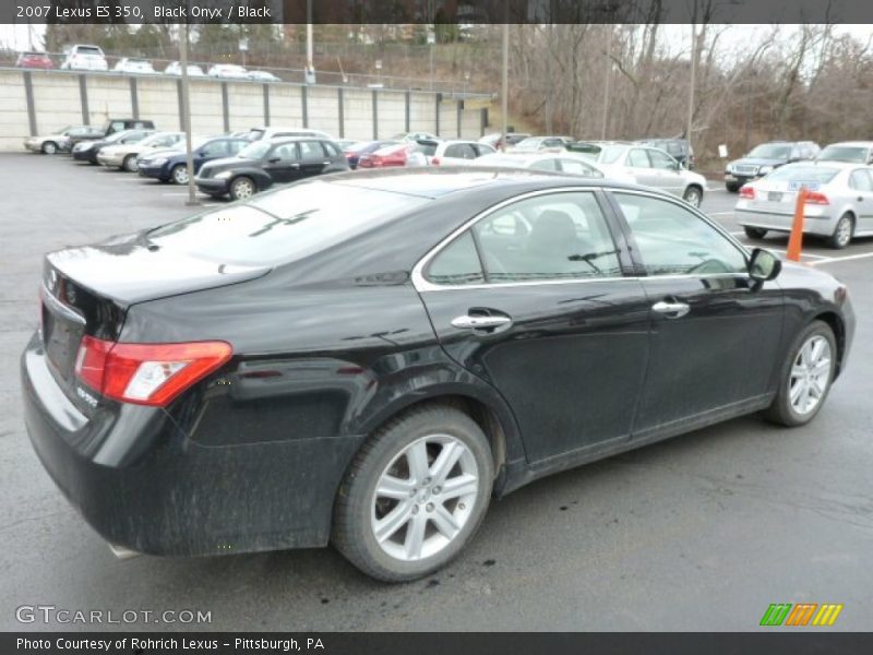 Black Onyx / Black 2007 Lexus ES 350