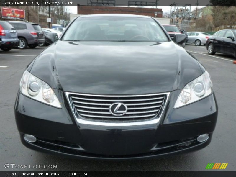 Black Onyx / Black 2007 Lexus ES 350