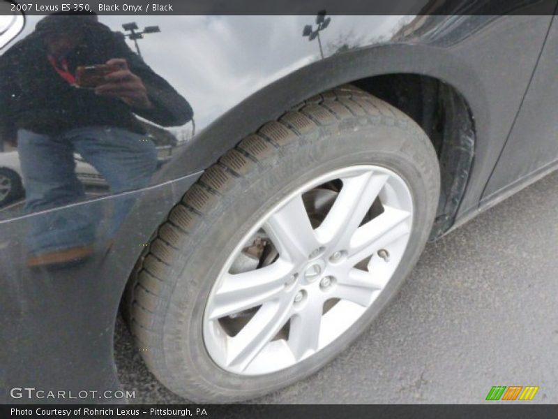 Black Onyx / Black 2007 Lexus ES 350