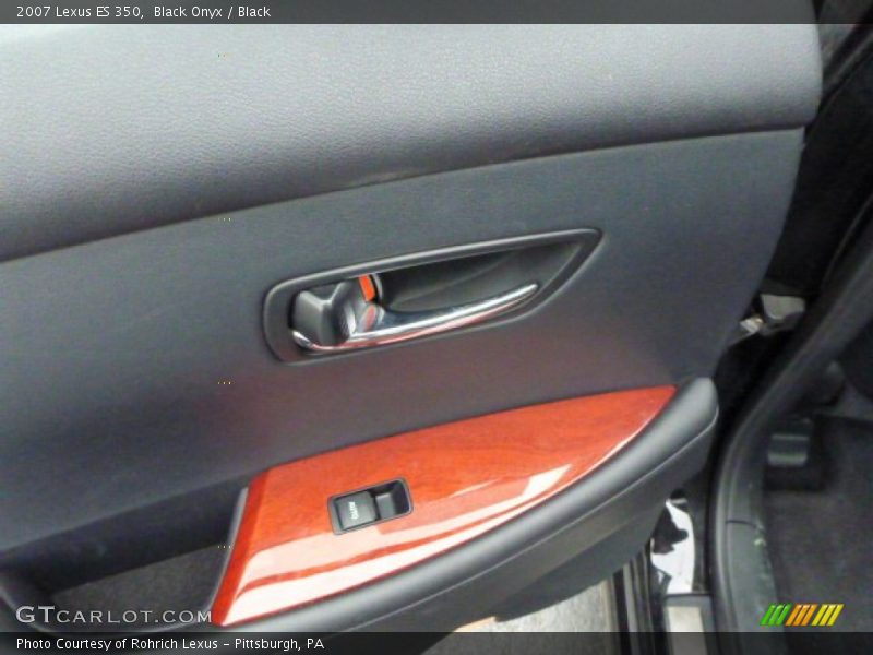 Black Onyx / Black 2007 Lexus ES 350