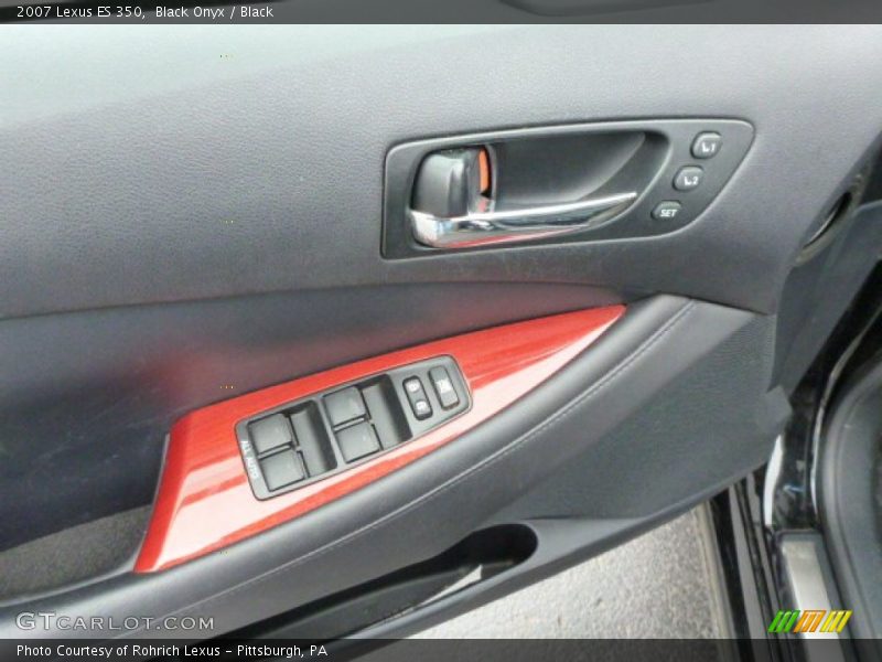 Black Onyx / Black 2007 Lexus ES 350